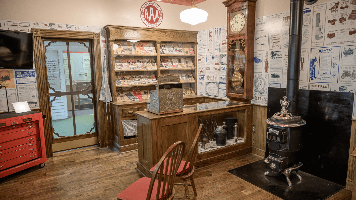 photo of the hardware store exhibit