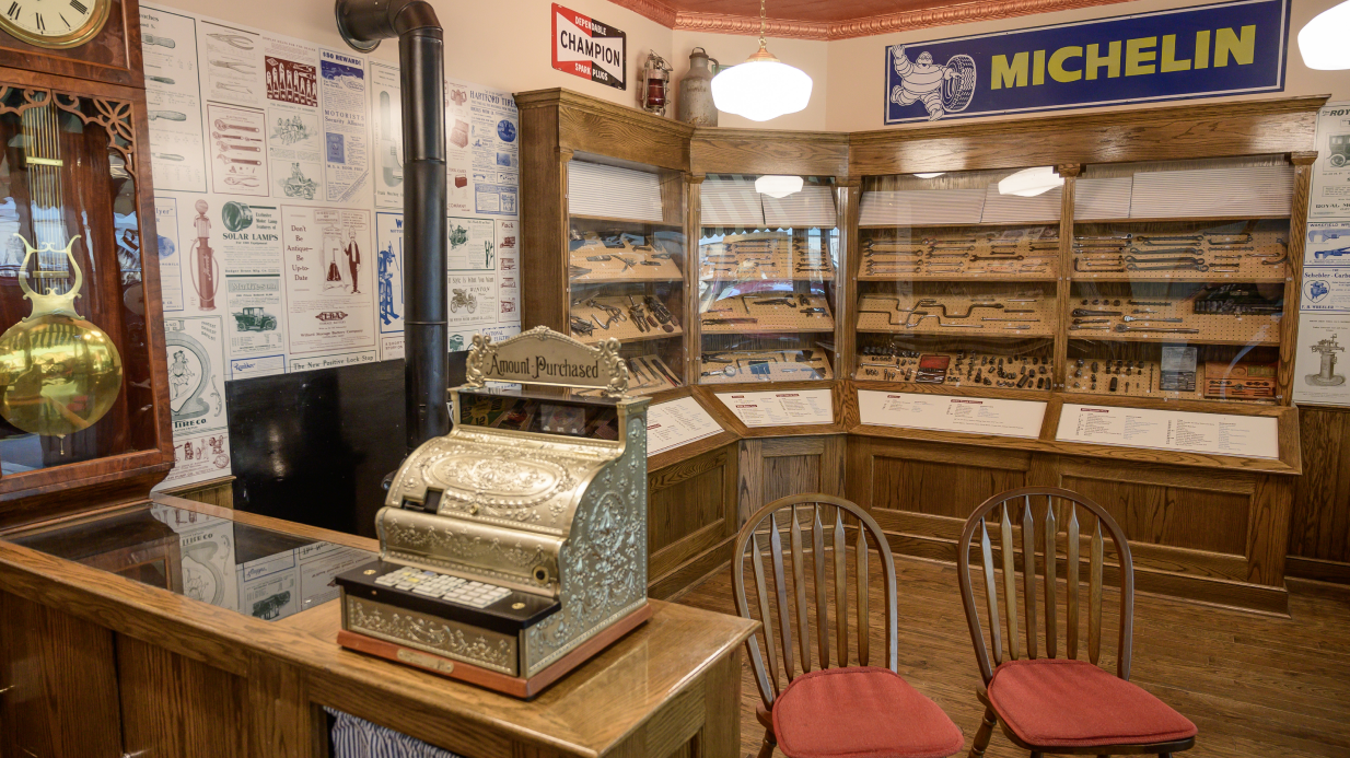 photo of the hardware store exhibit