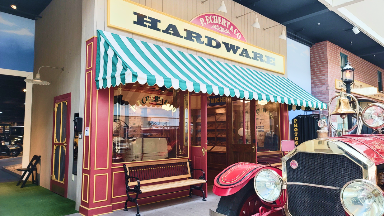 photo of the hardware store exhibit